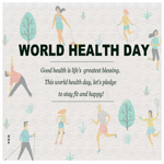 Postcard world health day