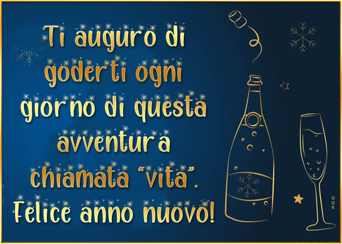 Postcard capodanno