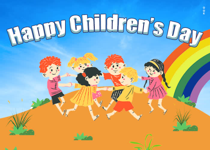 Postcard children day (bal divas)