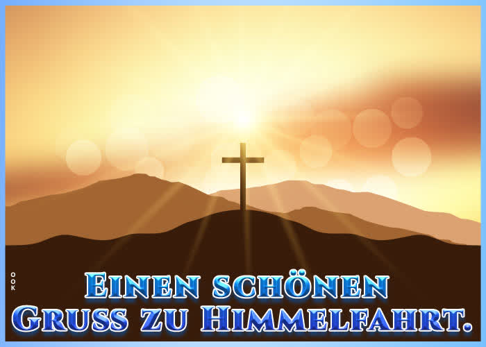 Postcard christi himmelfahrt