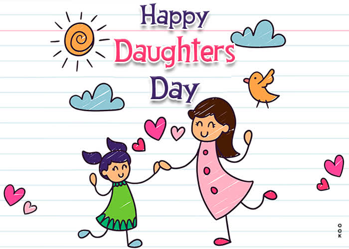 Postcard daughters day