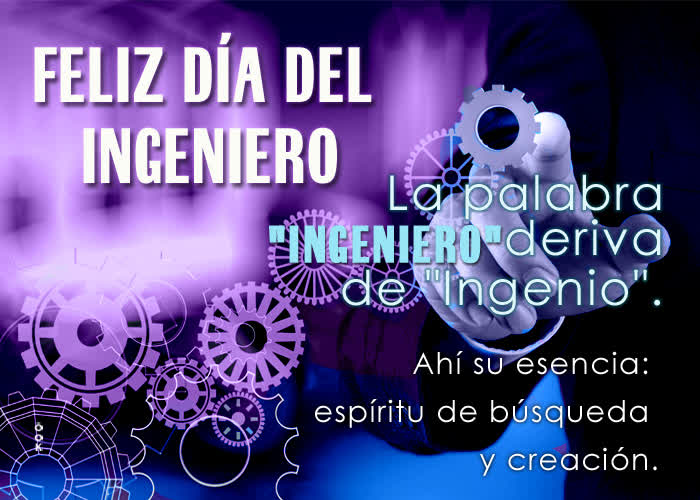 Postcard día del ingeniero