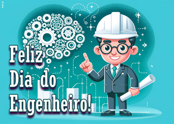 Postcard dia do engenheiro