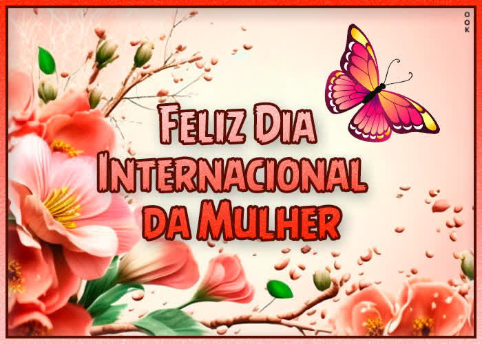 Postcard dia internacional da mulher