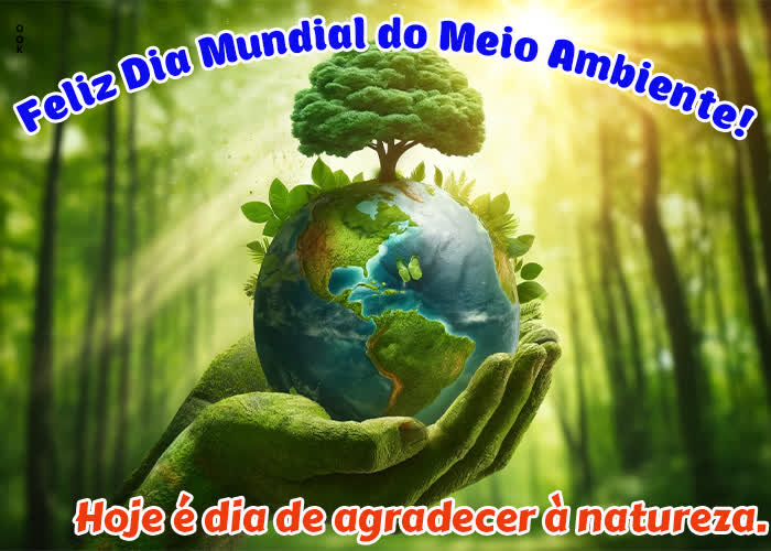 Postcard dia mundial do meio ambiente