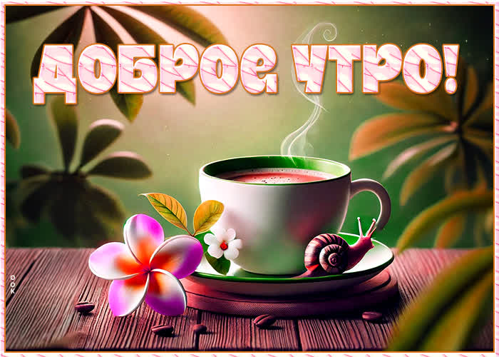 Picture доброе утро! открытка с улыбкой