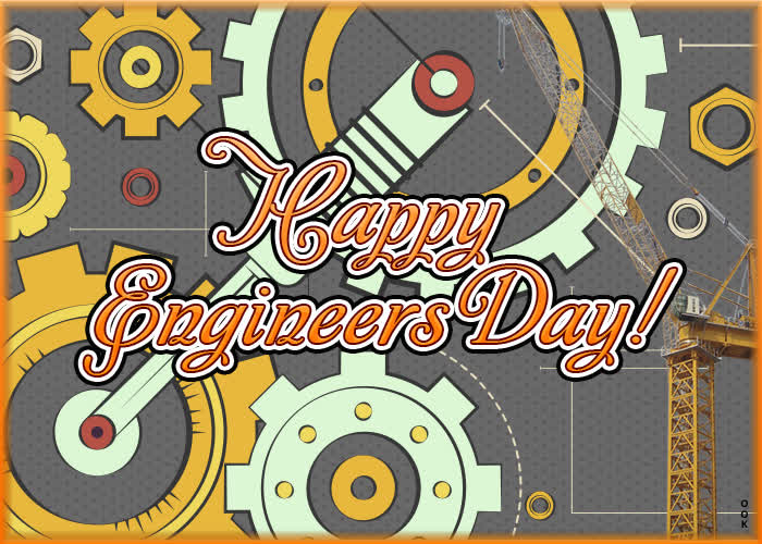 Postcard engineers day