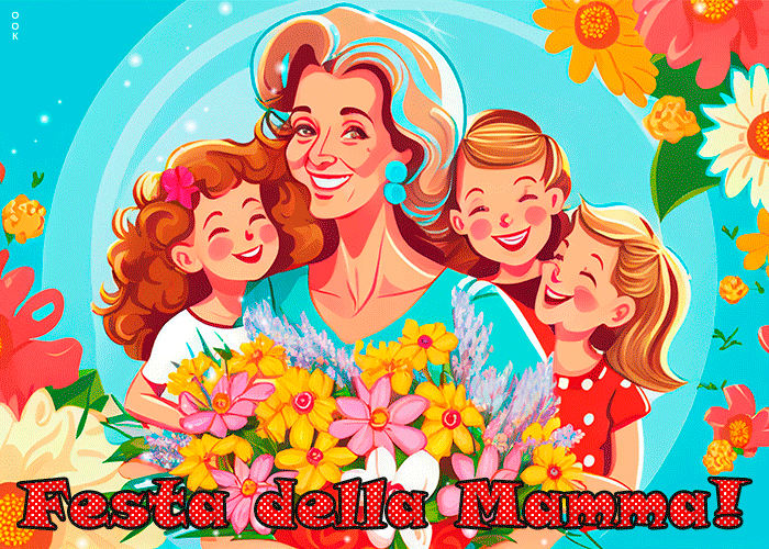 Postcard festa della mamma