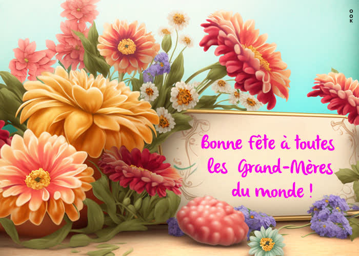 Picture fête des grands-mères