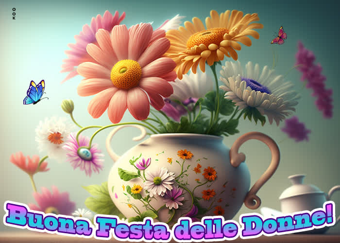Postcard giornata internazionale della donna