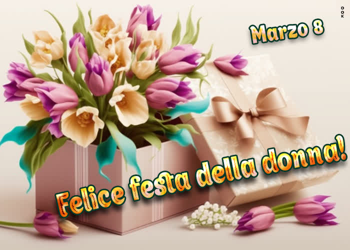 Postcard giornata internazionale della donna