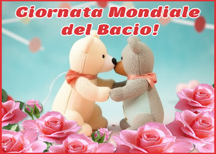 Postcard giornata mondiale del bacio