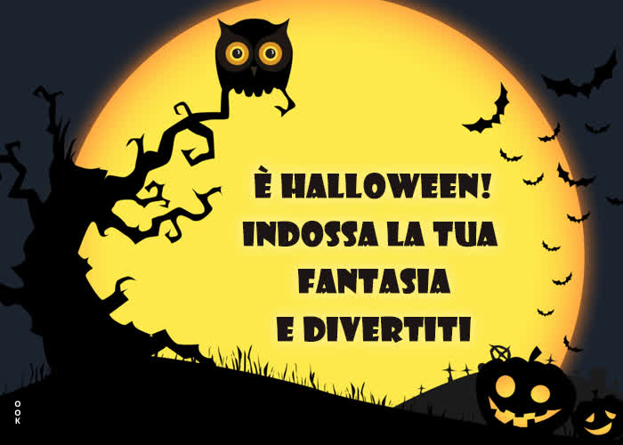 Postcard halloween