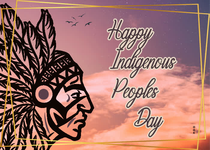 Postcard indigenous peoples day