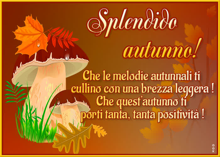 Picture inizia l'autunno (equinozio d'autunno)