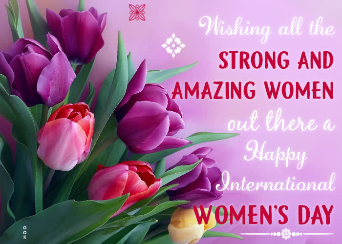 Postcard international women's day