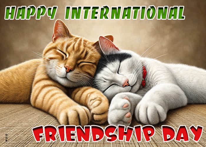 Postcard int'l. day of friendship