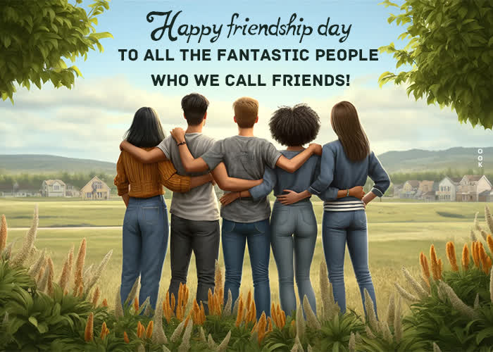 Postcard int'l. day of friendship