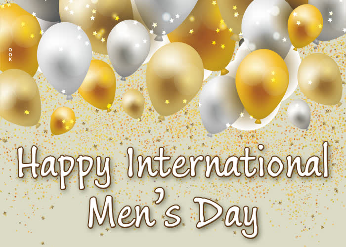 Postcard int'l men's day