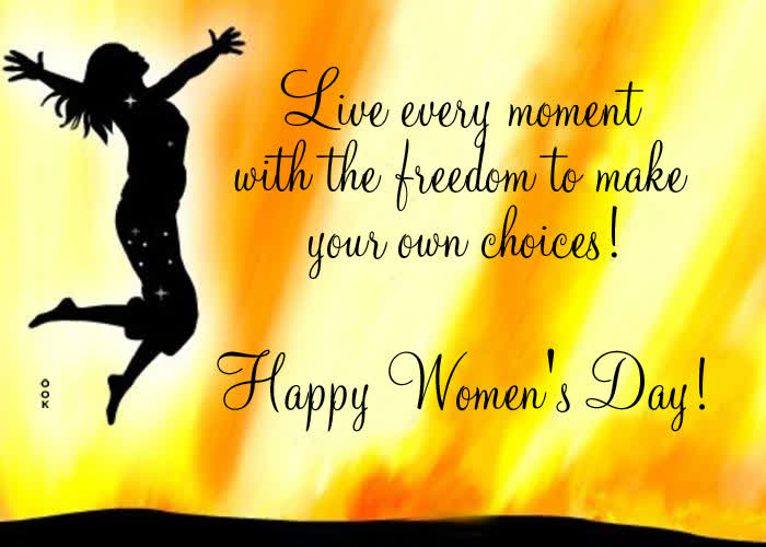 Postcard int'l. women's day