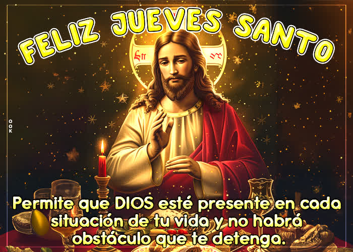 Postcard jueves santo