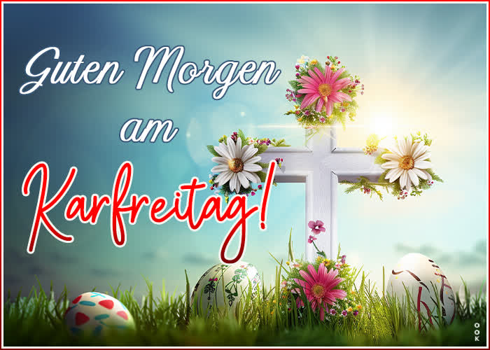 Postcard karfreitag