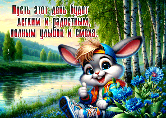 Picture насыщенная гиф-открытка, пусть этот день будет легким