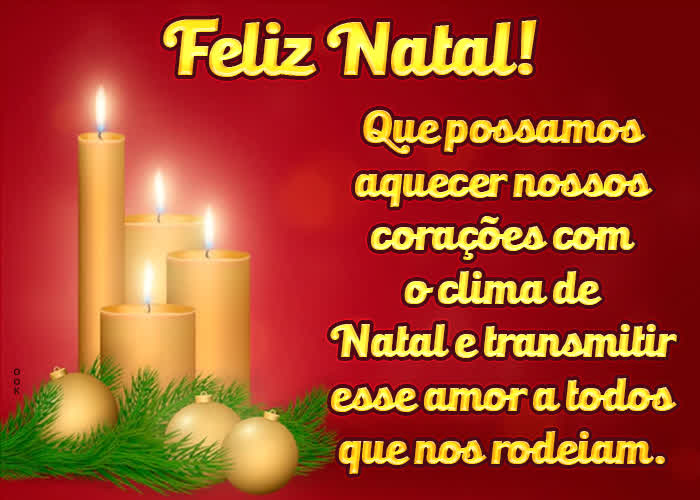 Postcard natal