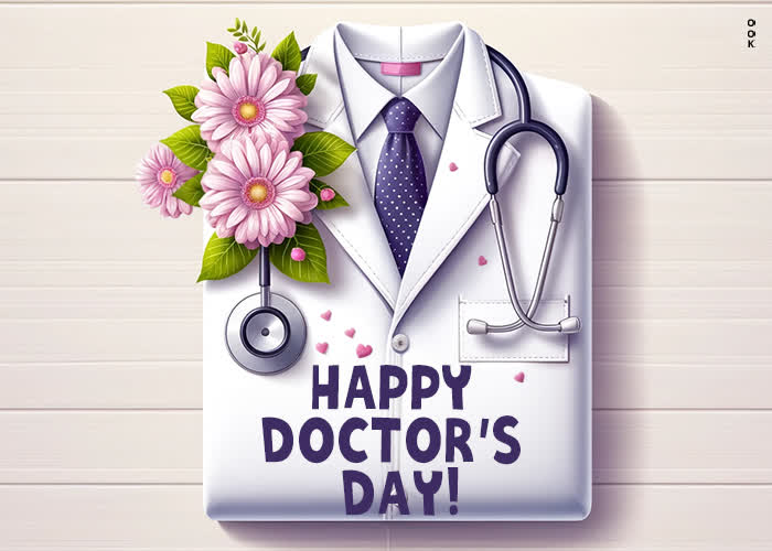 Postcard nat'l doctors daynat'l doctors day