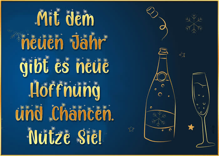 Postcard neujahr