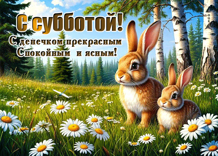 Picture незабываемая гиф-открытка, с прекрасным субботним днем