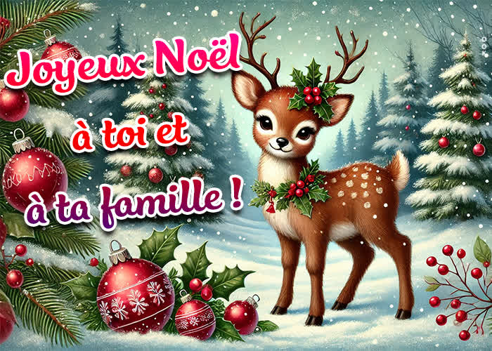 Postcard noël