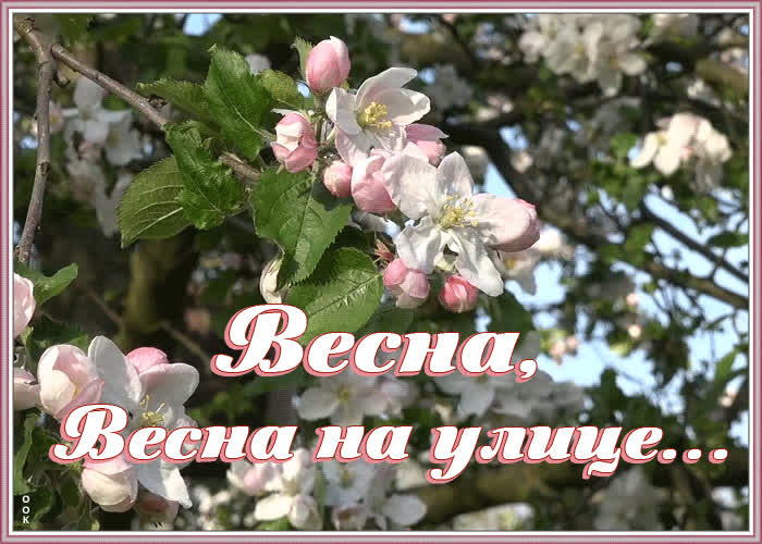 Открытка весна на улице | Открытки Онлайн