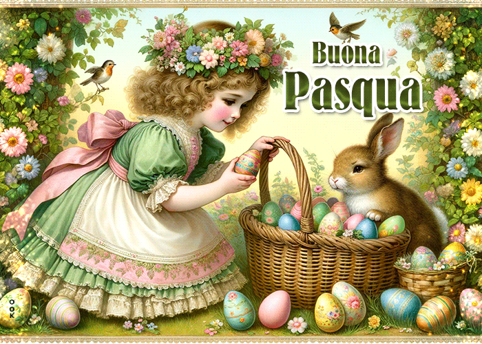 Postcard pasqua