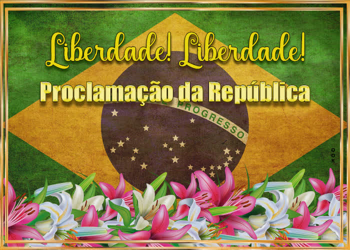 Postcard proclamação da república