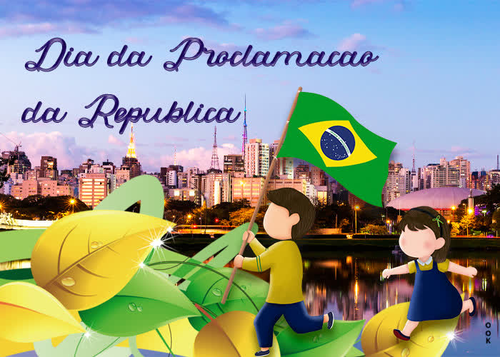 Postcard proclamação da república