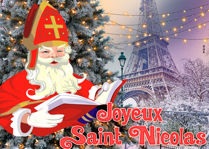 Postcard saint nicolas