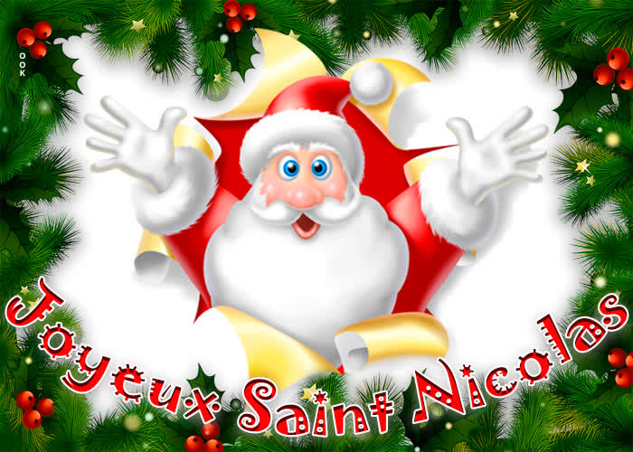 Postcard saint nicolas