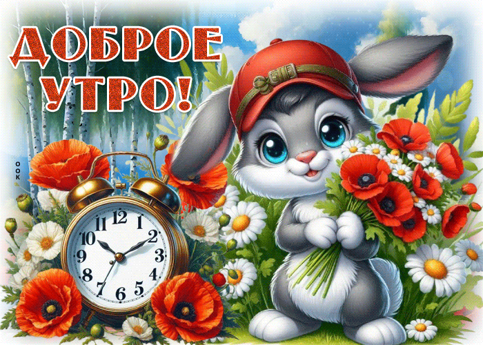 Picture сияющая гиф-открытка, прекрасного утра
