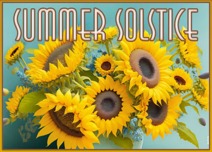 Postcard summer solstice