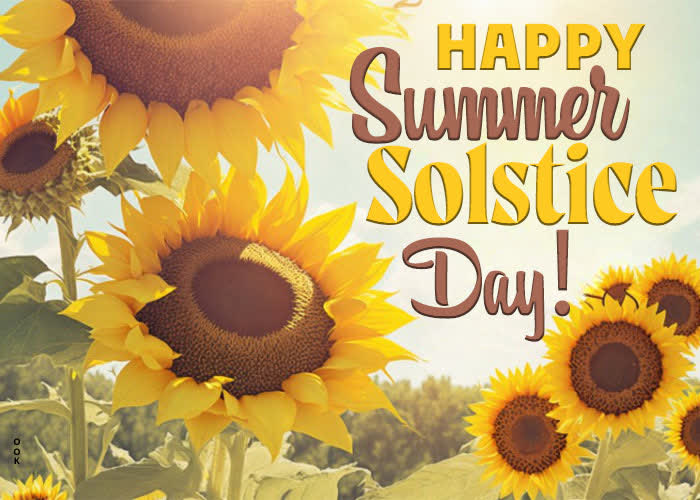 Postcard summer solstice