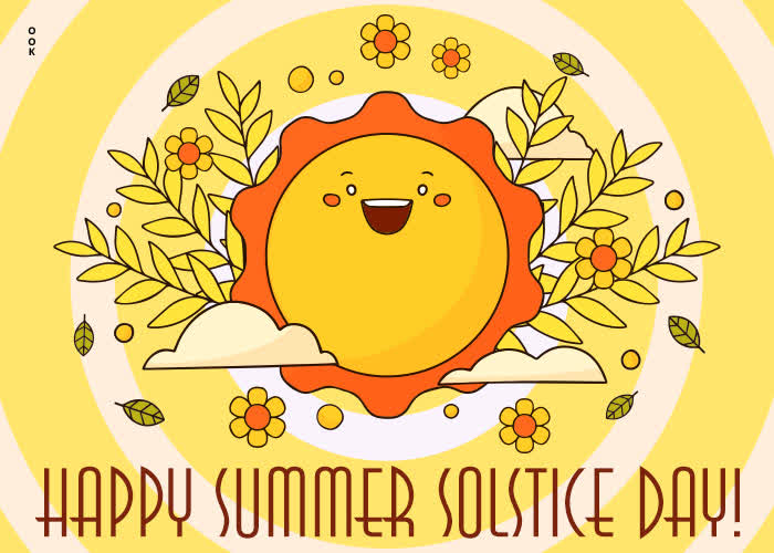 Postcard summer solstice