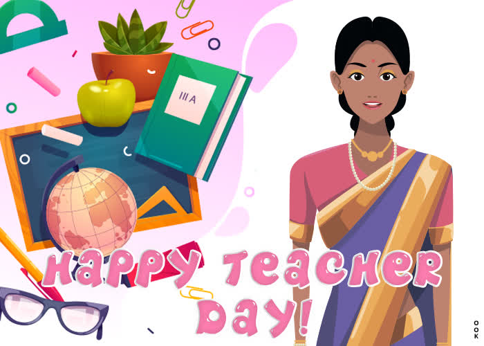 Postcard teachers' day