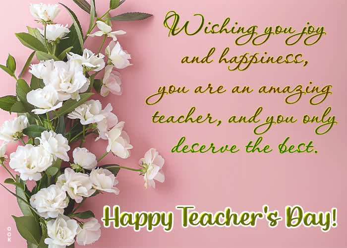 Postcard teachers' day