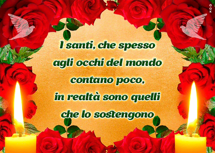 Postcard tutti i santi