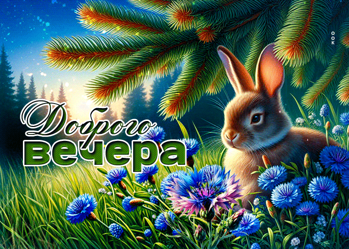 Picture уважительная гиф-открытка, наидобрейшего вечера