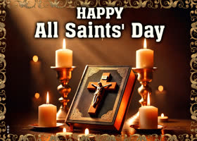 Postcard all saints' day