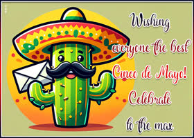 Postcard cinco de mayo