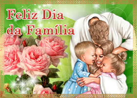 Postcard dia da família