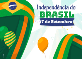 Postcard dia da independência do brasil